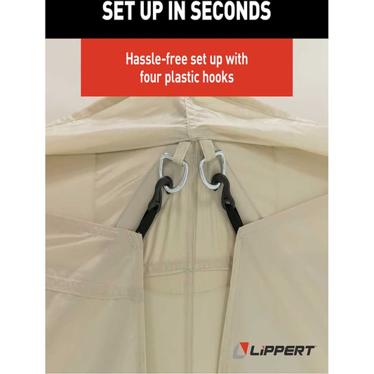 Lippert Picnic Popup Gazebo Wind Panels 12 ft x 12 ft screen1