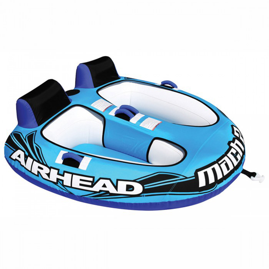 Airhead AHM2-2 MACH 2 Inflatable Double Rider Towable Water Tube