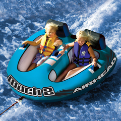Airhead AHM2-2 MACH 2 Inflatable Double Rider Towable Water Tube