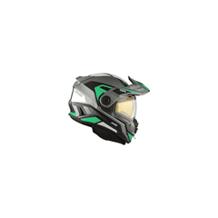 [Color:::Matte Teal] CKX Mission AMS Dual Sport Optic Helmet w/ Dual Lens Shield