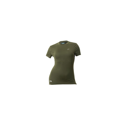 DSG Women's Fitted Short Sleeve UPF T-Shirt - OLIVE