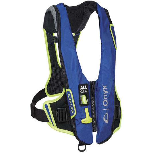 Onyx Impulse A/M-33 All Clear Inflatable Life Jacket onyxblue