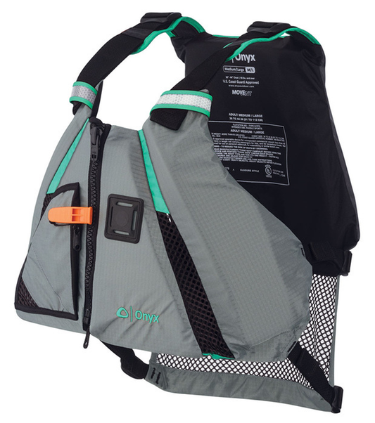 ONYX MOVEVENT DYNAMIC VEST - GREY/AQUA