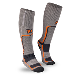 [Color:::Black] Fieldsheer Men's Premium 2.0 Merino Heated Socks