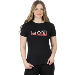 [Color:::Black/Muted Melon] FXR Women's Podium Premium T-Shirt