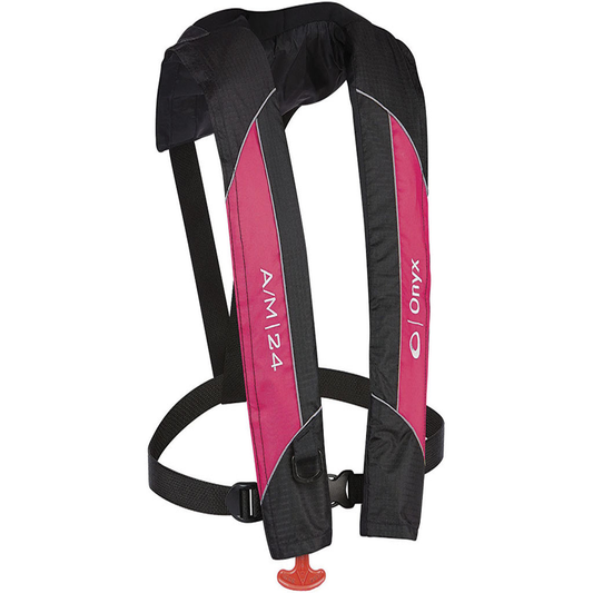 Onyx A/M-24 Automatic Manual Inflatable Life Jacket pinkvest