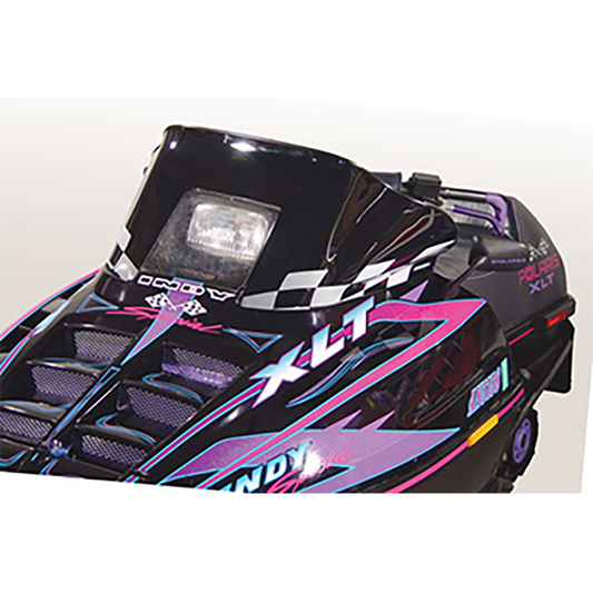 Powermadd Cobra Polaris Indy, Low (11.5"), Black with white checks - 11120