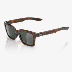 [Color:::Gloss Havana / Gray Green Lens] 100% Erba Sunglasses