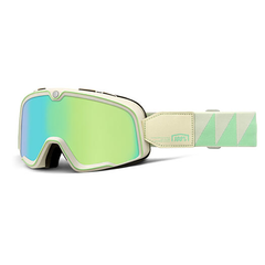 [Color:::Klipp / Mirror Green Lens] 100% Barstow Goggles