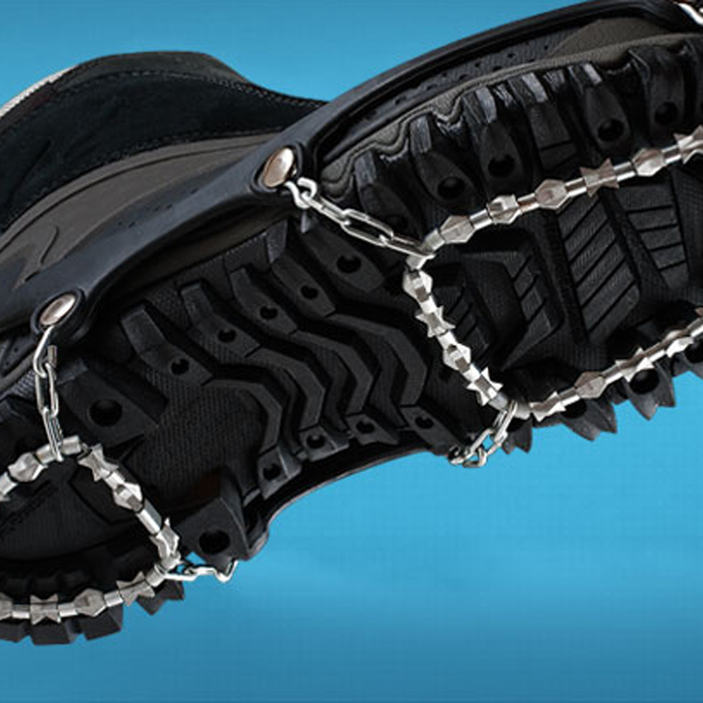 YakTrax Diamond Grip Chains Heavy Duty Wandelschoenen Duurzame TIG gelaste schakelingen, biedt tractie in ijs en sneeuw, zwart, klein (Schoenmaat: W 5-7/M 5-6 YakTrax Diamond Grip Chains Heavy Duty Wandelschoenen Duurzame TIG gelaste schakelingen, biedt tractie in ijs en sneeuw, zwart, klein (Schoenmaat: W 5-7/M 5-6