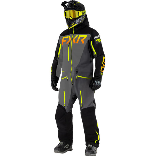 FXR Ranger Instinct Lite Monosuit Gray-Inferno