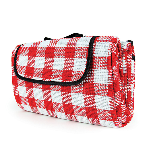 Camco Picnic Blanket Red White Checkered 51 in x 59 in redwhiteblanket