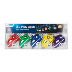 Camco Retro Travel Trailer LED Party Lights retro