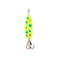 [Color:::Glow Chart Wonderbread] Clam Ribbon Leech Flutter Spoon - Size 6 - 1/4oz