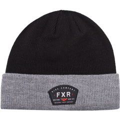FXR Ride Co Beanie Grey Heather-Red