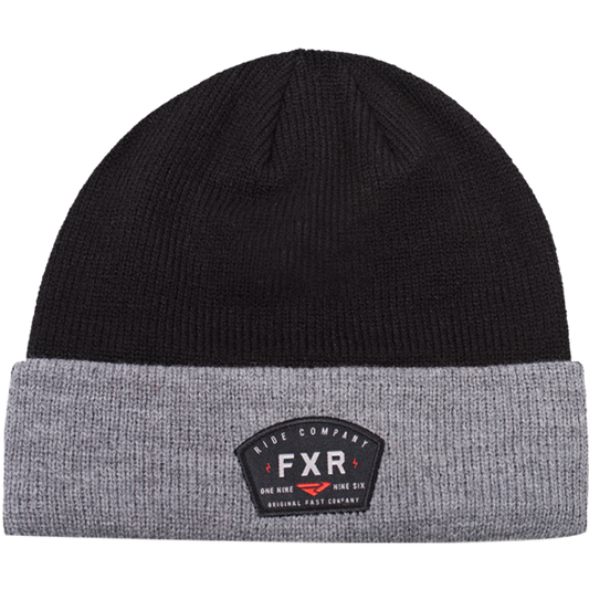 FXR Ride Co Beanie Grey Heather-Red