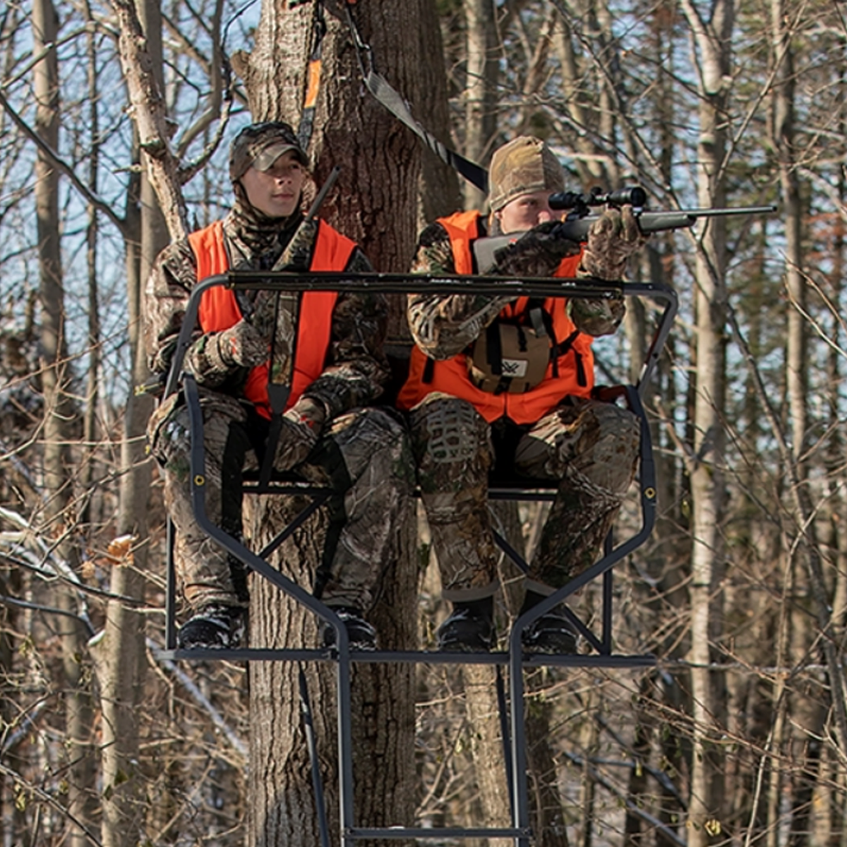 Relax Ladder Rivers Edge Relax 2-Man Ladder Stand – Up North Sports