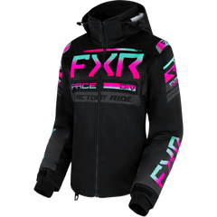 [Color:::Black-Mint-Raspberry Fade] FXR Women's RRX Jacket