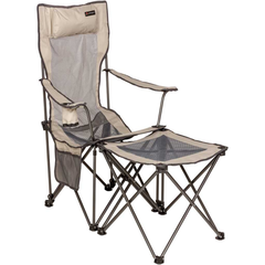 [Color:::SAND] Lippert Sun Soaker Vented Reclining Camping Chair with Footrest