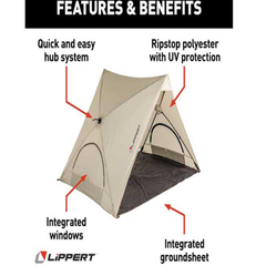 Lippert Picnic Popup Sun Shelter Tent SANDTENT2