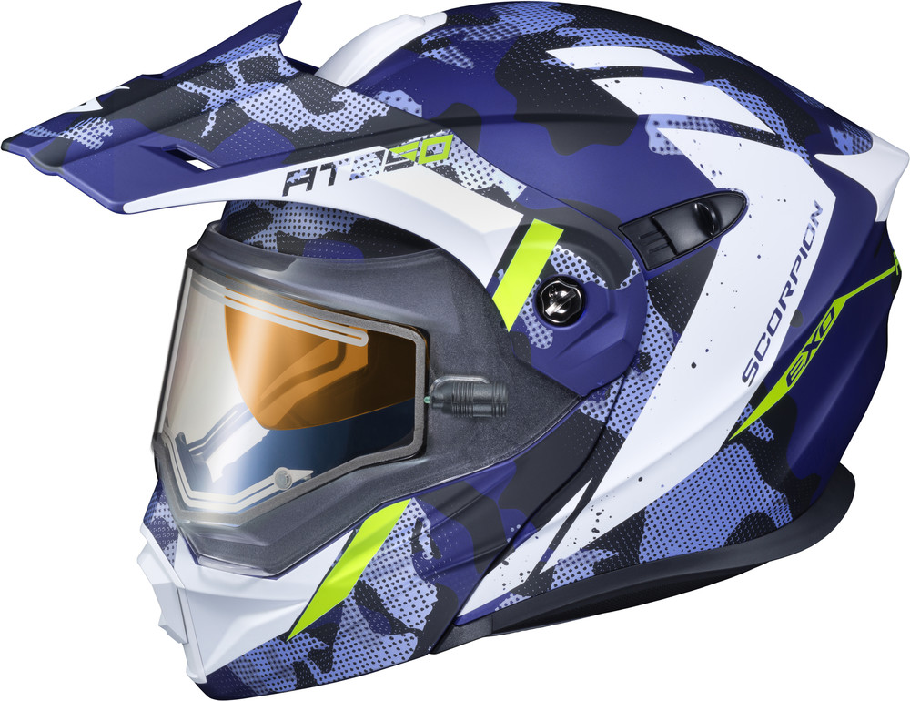 scorpion exo at950 cold weather helmet w/electric shield Scorpion EXO-AT950 Outrigger Cold Weather Modular Helmet W/Electric Shield