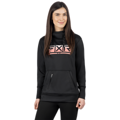 [Color:::Black / Muted Melon] FXR Women's Podium Tech Pullover Hoodie