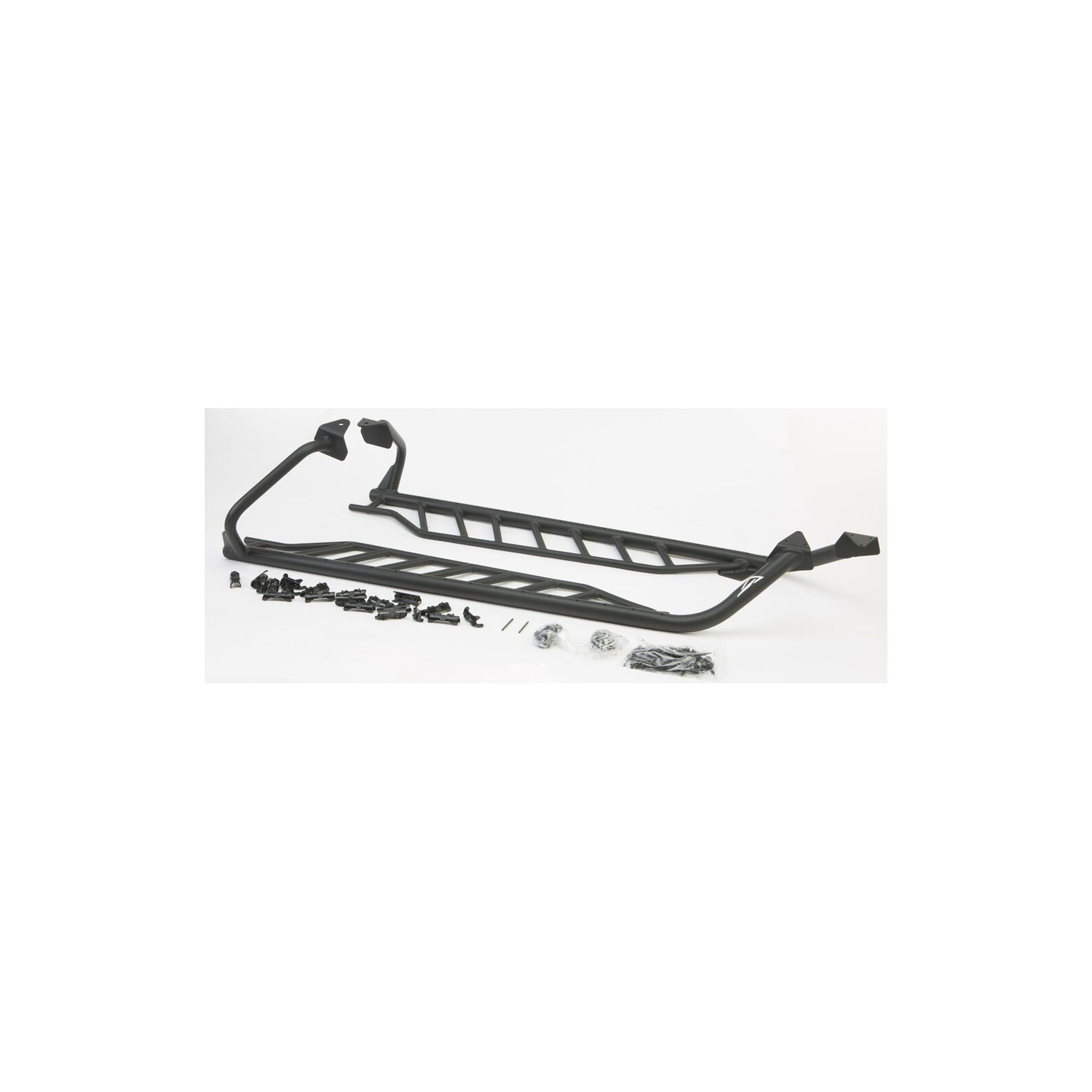 Skinz Protective Gear Pro-Tube Running Board - Black - ACAFRB200N-PT-FBK