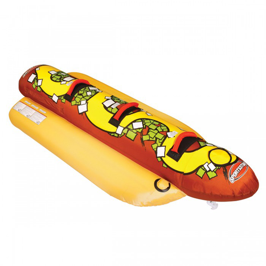 Sportsstuff 53-3060 Hot Dog 3 Inflatable Triple Rider Towable