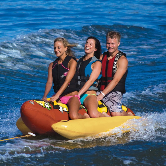 Sportsstuff 53-3060 Hot Dog 3 Inflatable Triple Rider Towable