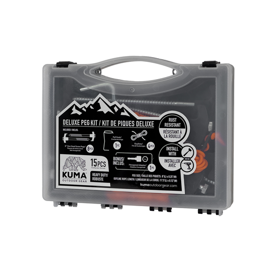 Kuma Deluxe Peg Kit Heavy Duty Tent Stake Set