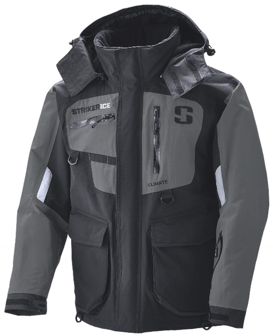 Striker Ice Climate Jacket - Black-Grey Black Grey Angle