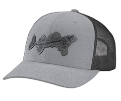 [Color:::Grey] Striker Ice Fossil Fish patch Trucker Cap