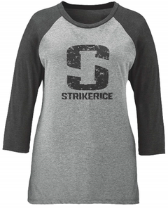 Striker Ice Women's Logo 3/4 Sleeve Tee