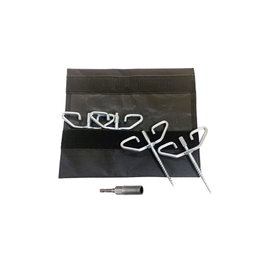 Trophy Angler RAZR-BACK Power-Drill Ice Anchor 4-pk Kit