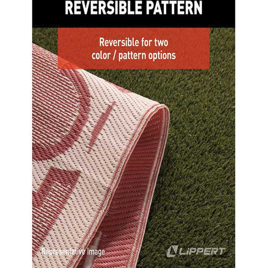 Lippert Reversible All Weather Patio Mat Terracotta terracotta2
