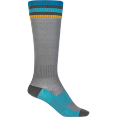 [Color:::Grey] Fly Racing Youth MX Socks - Thin