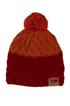 [Color:::Rose Dust] DSG Two-Tone Pom Beanie