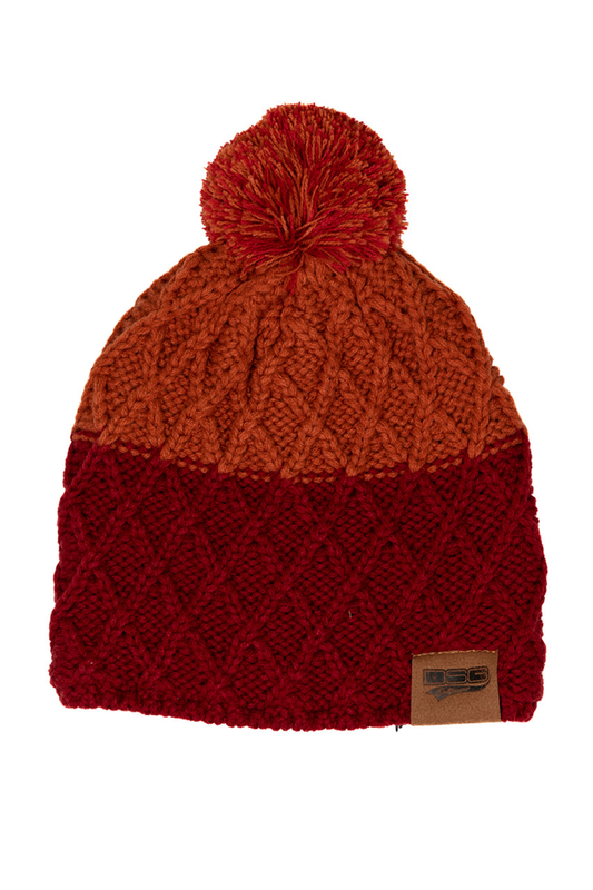  DSG Two-Tone Pom Beanie