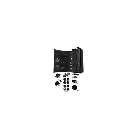 UCLEAR Motion Infinity Bluetooth Helmet Audio System - Dual Kit