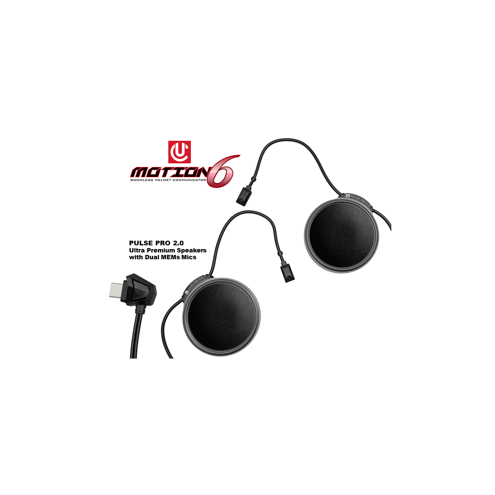 UCLEAR Motion 6 Bluetooth Helmet Audio System