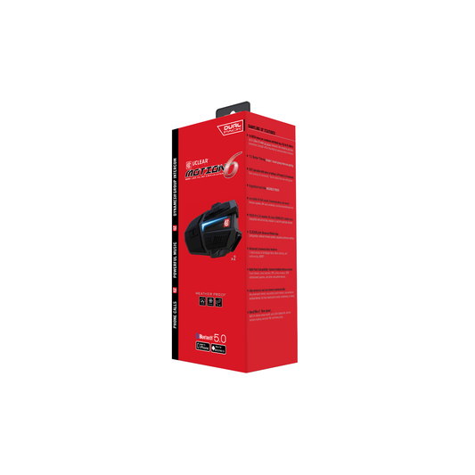 UCLEAR Motion 6 Bluetooth Helmet Audio System - Dual Kit