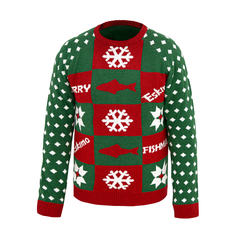 Eskimo Ugly Fishmas Sweater Fishmas