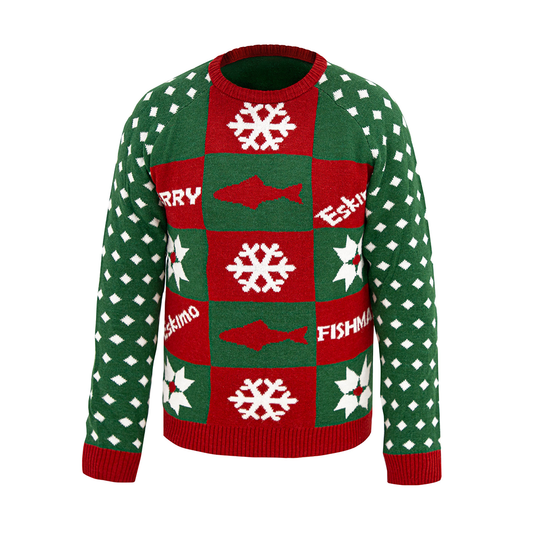 Eskimo Ugly Fishmas Sweater Fishmas