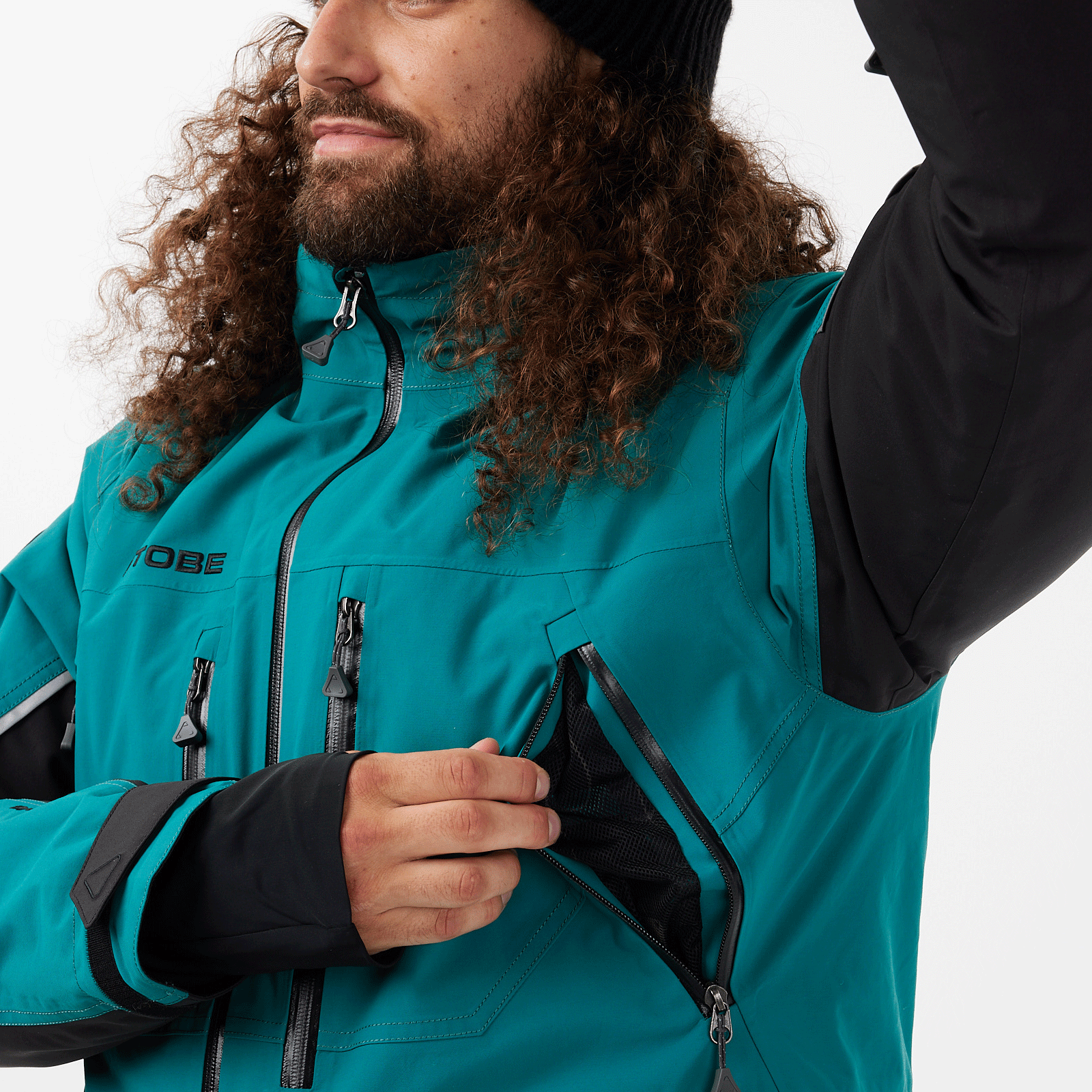 Tobe Iter V2 Isolierte Schneemobiljacke – 3-in-1 Design Mit Abnehmbarem Innenfutter, Sympatex Membran & Cordura-Material