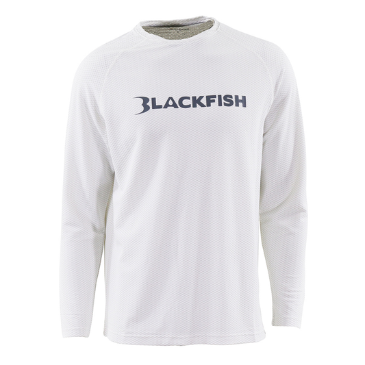 BlackFish CoolCharge UPF Angler Long Sleeve - White