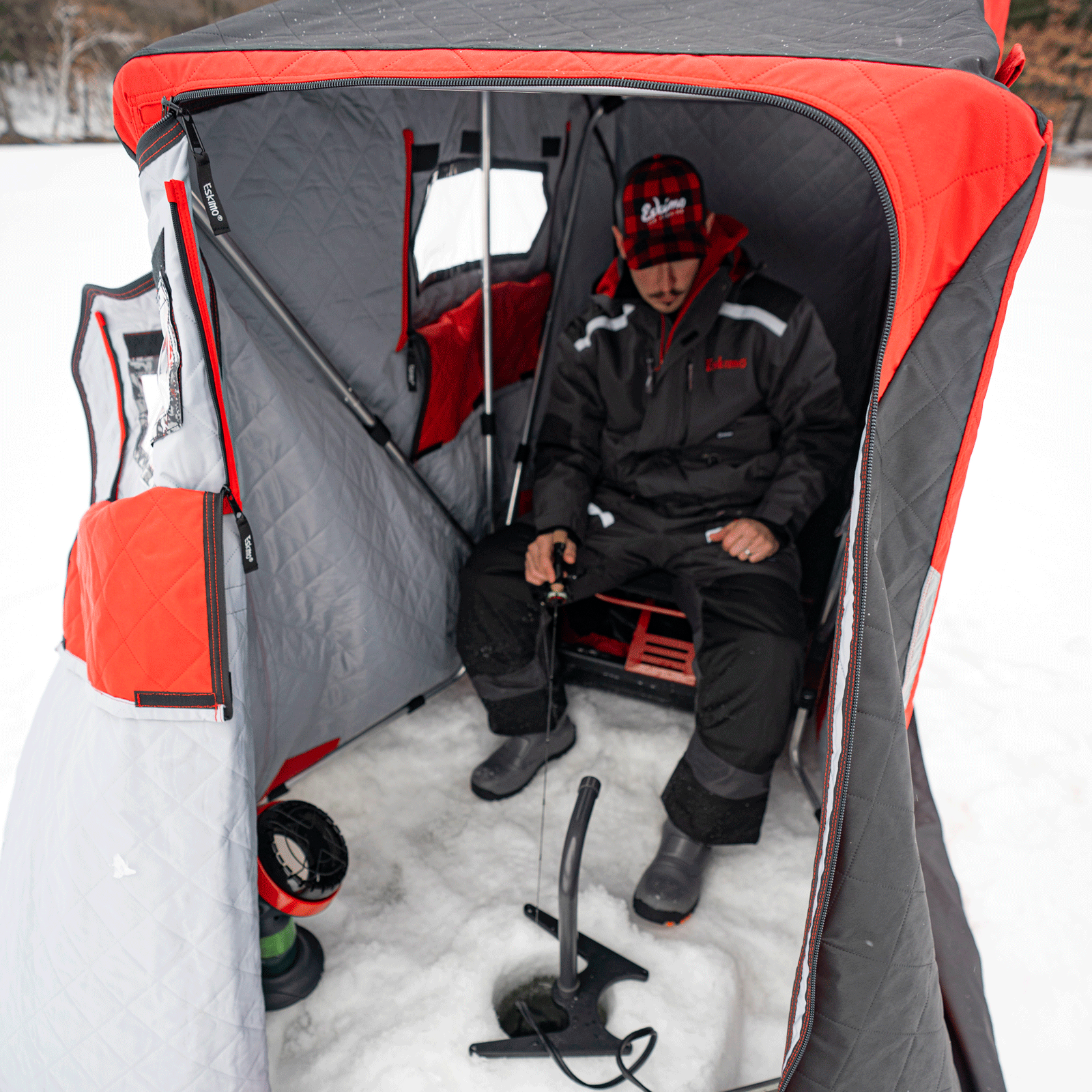 eskimo zelt Eskimo Wide 1 XR Thermal Flip Over Shelter