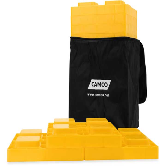 Camco RV Leveling Blocks 10 Pack yellowblock