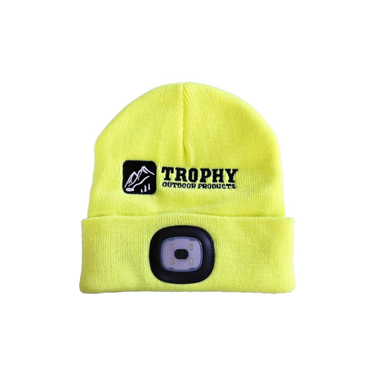 Trophy Outdoor LED Knit Hat Neon Yellow yellowtahat