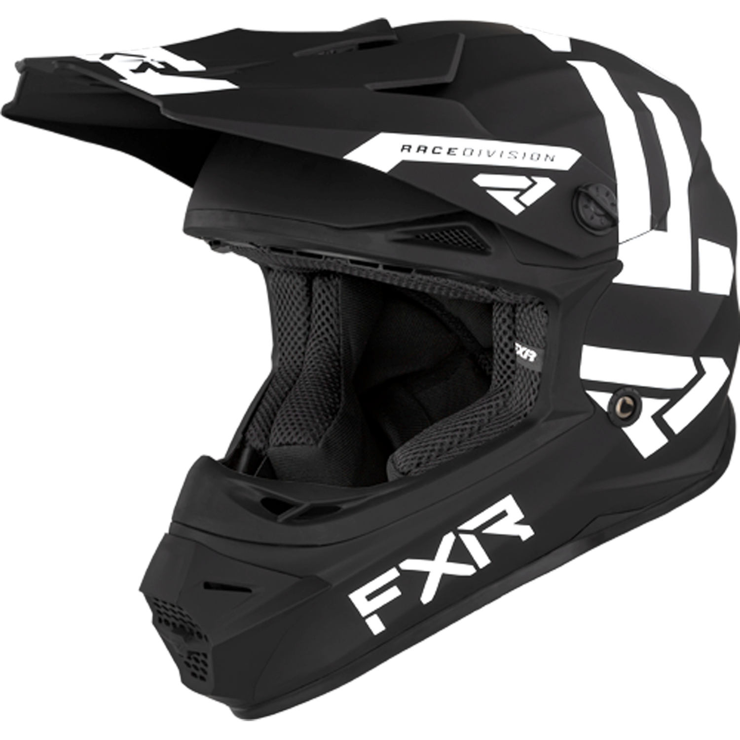 [Color:::Black / White] FXR Youth Legion Helmet