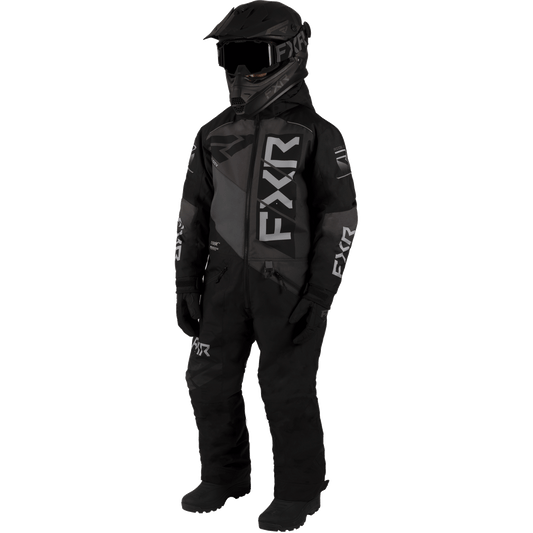 FXR Youth Helium Monosuit Disable   Black / Char / Grey